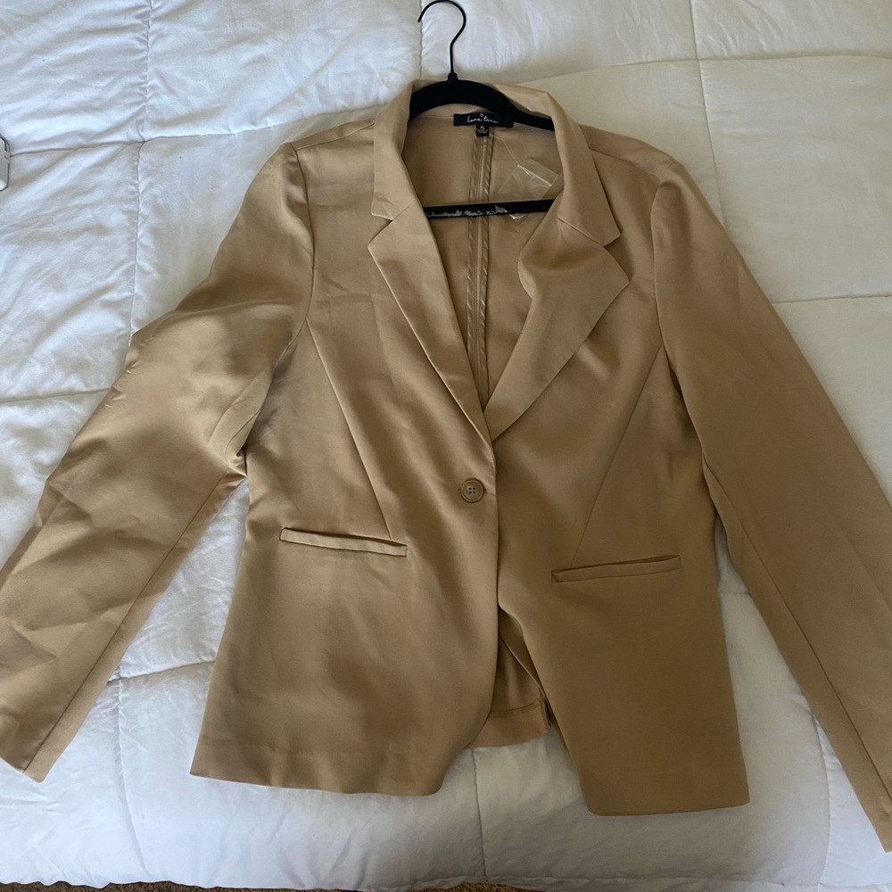 tan blazer